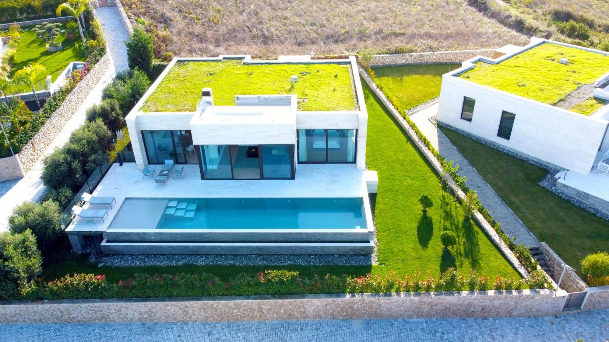 Deluxe Villa Jante Infinity Pool Durres Bagian luar foto