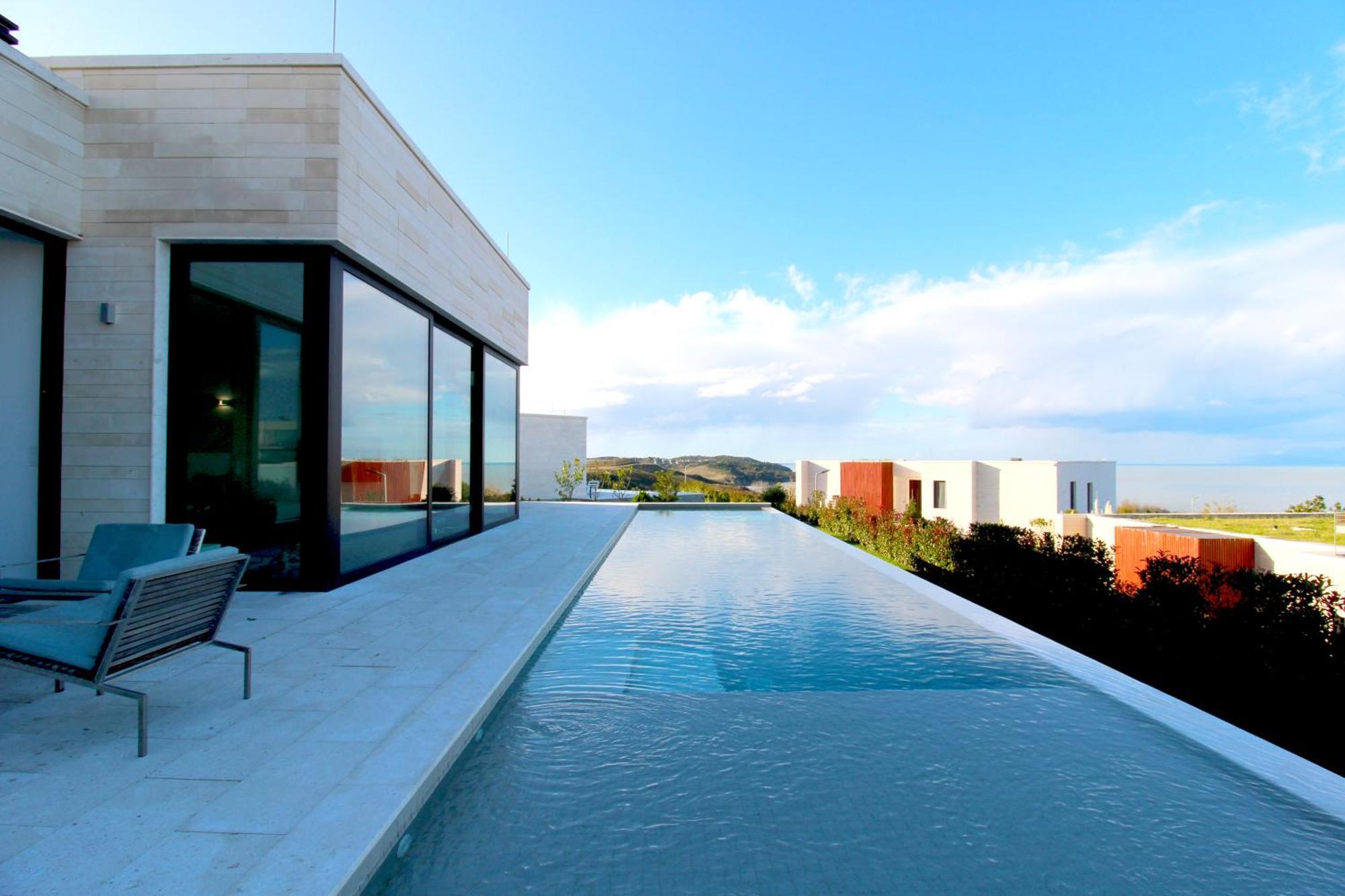 Deluxe Villa Jante Infinity Pool Durres Bagian luar foto